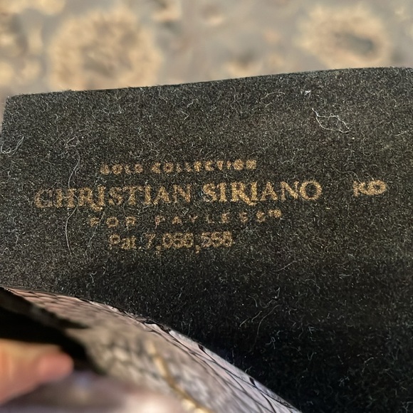 Christian Soriano platform snake booties - Picture 12 of 15